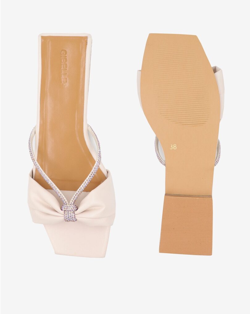 Embellished Flat Slip-On Sandals - Image 3