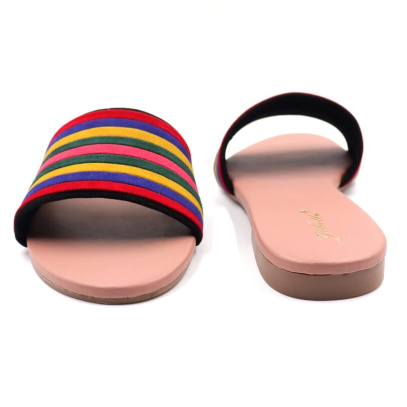 Gibelle women's casual slip-on multi color latest flat sandal - Image 2