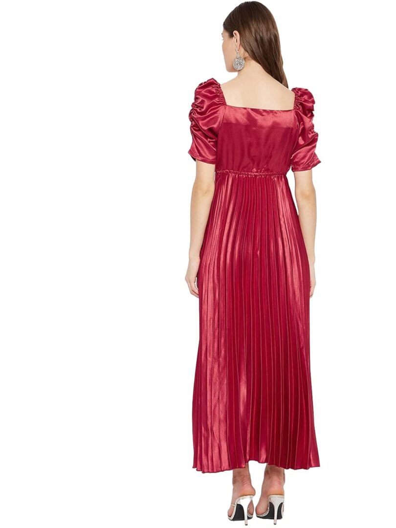 Crepe Maxi Dress - Image 3