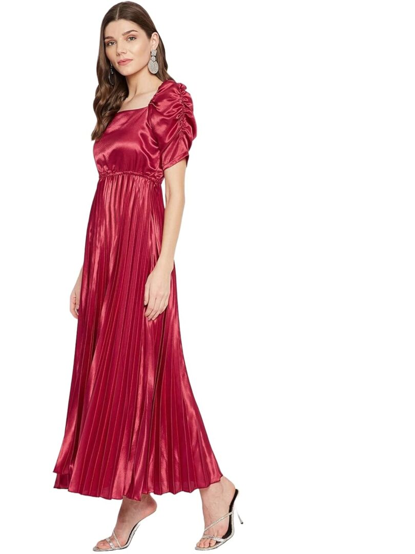 Crepe Maxi Dress - Image 4