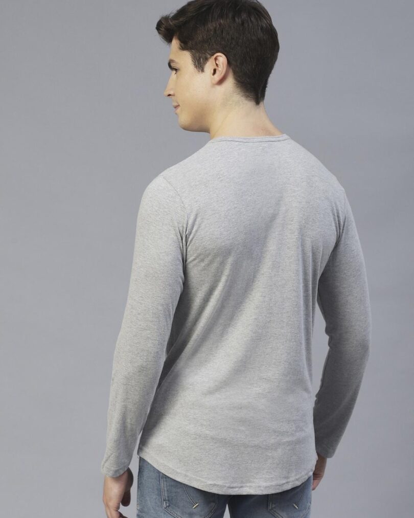 Men's Grey Malibu Typography Slim Fit T-shirt - Image 3